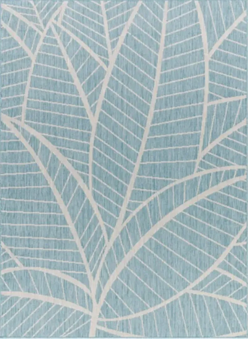 Signature Design by Ashley® Hulsia Aqua/Ivory 8'x10' Area Rug