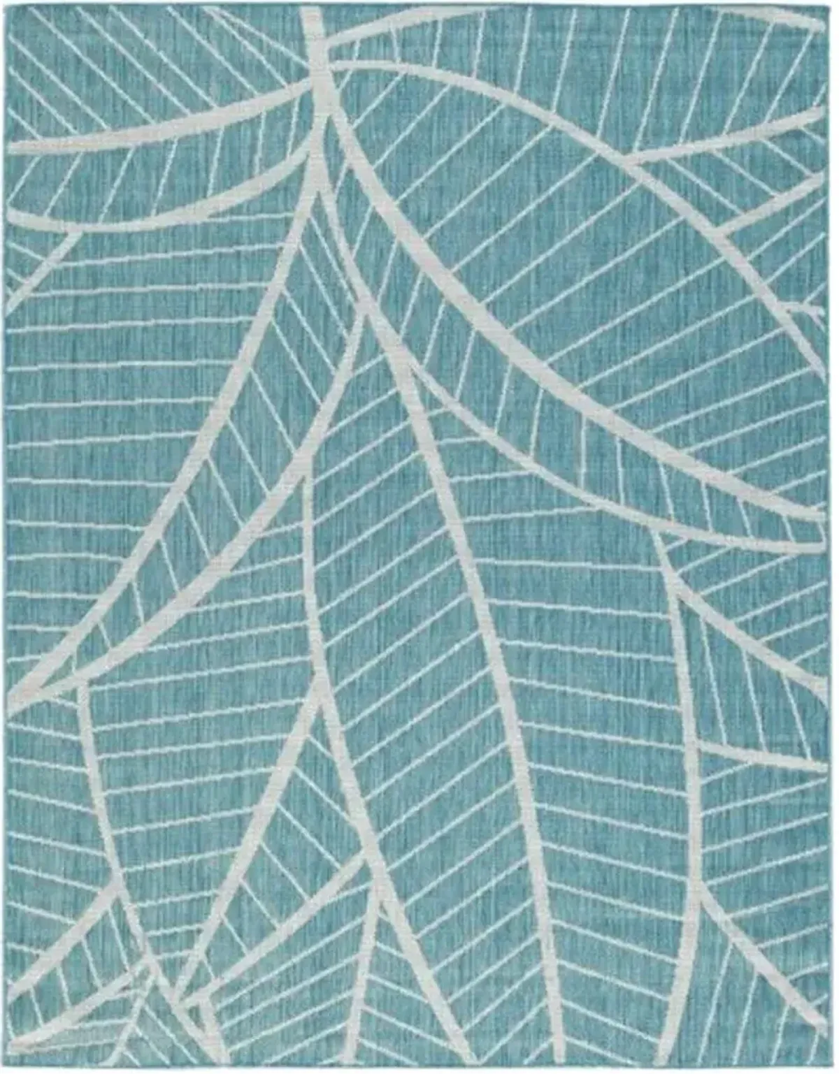 Signature Design by Ashley® Hulsia Aqua/Ivory 8'x10' Area Rug