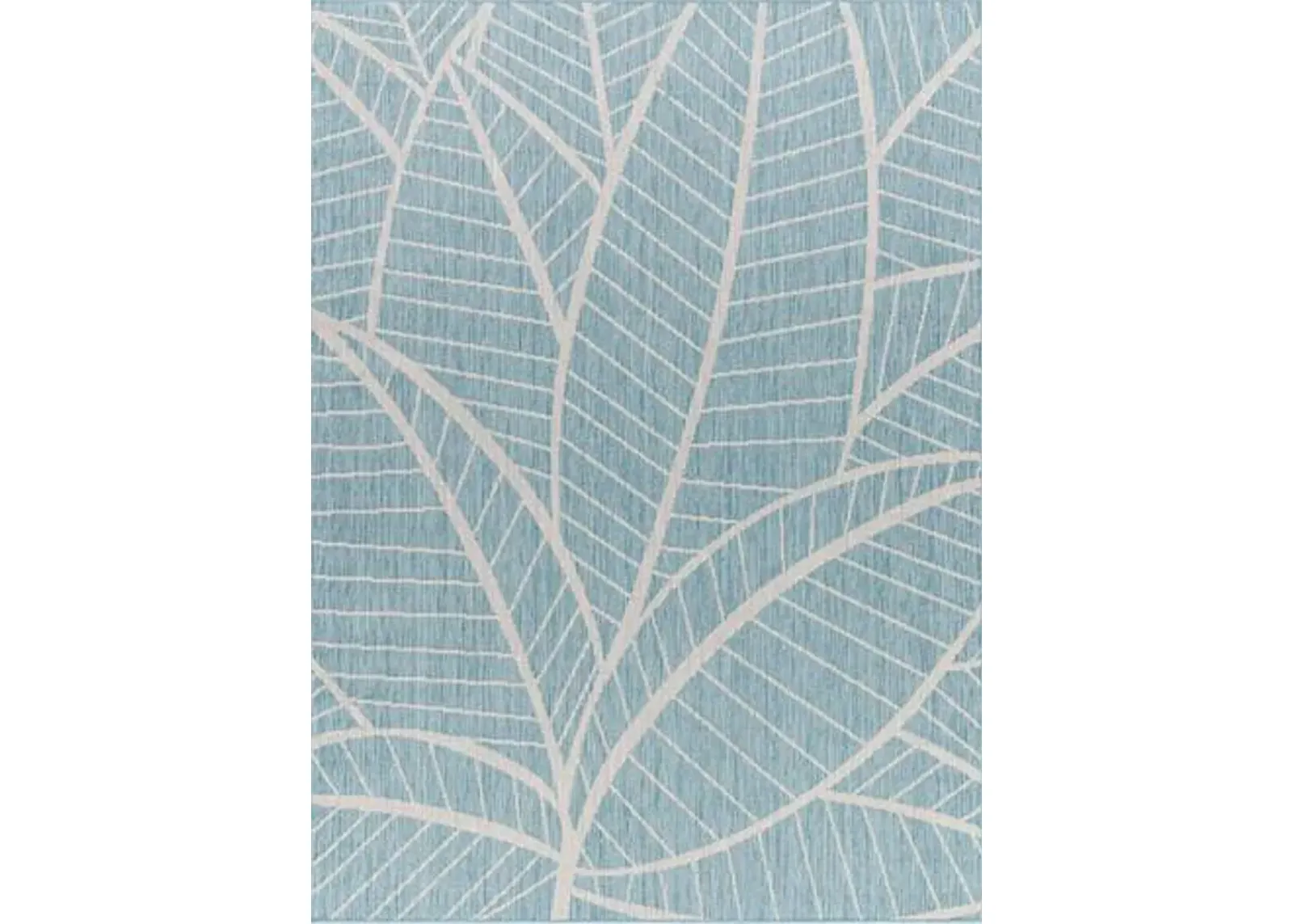 Signature Design by Ashley® Hulsia Aqua/Ivory 5'x7' Rectangular Rug