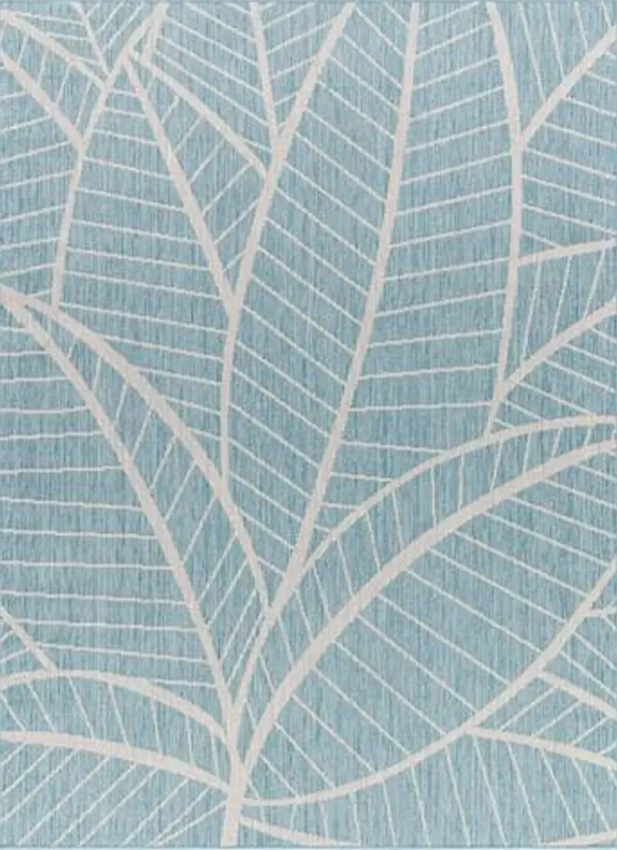 Signature Design by Ashley® Hulsia Aqua/Ivory 5'x7' Rectangular Rug