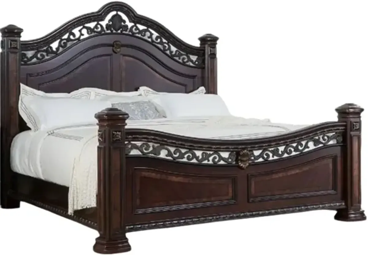 Steve Silver Co. Monte Carlo Cocoa Queen Poster Bed