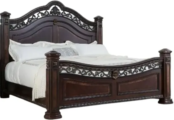 Steve Silver Co. Monte Carlo Cocoa Queen Poster Bed