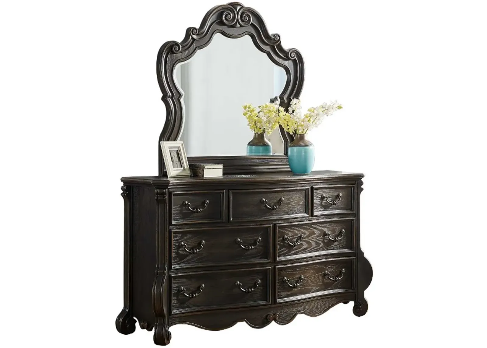 Steve Silver Co. Rhapsody Molasses Dresser and Mirror