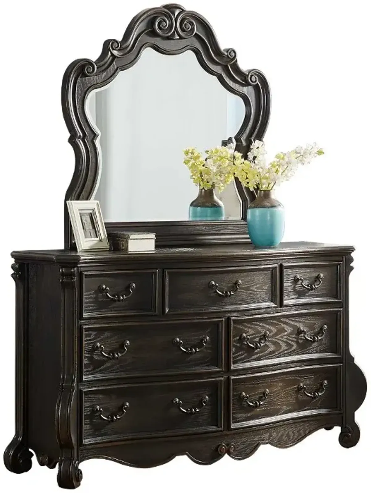 Steve Silver Co. Rhapsody Molasses Dresser and Mirror