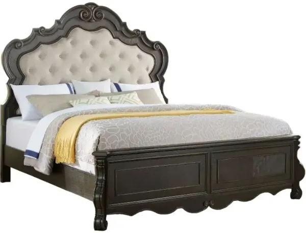 Steve Silver Co. Rhapsody Molasses/White King Panel Bed