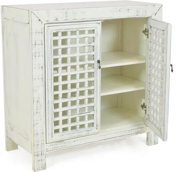 Steve Silver Co. Rio White Accent Cabinet