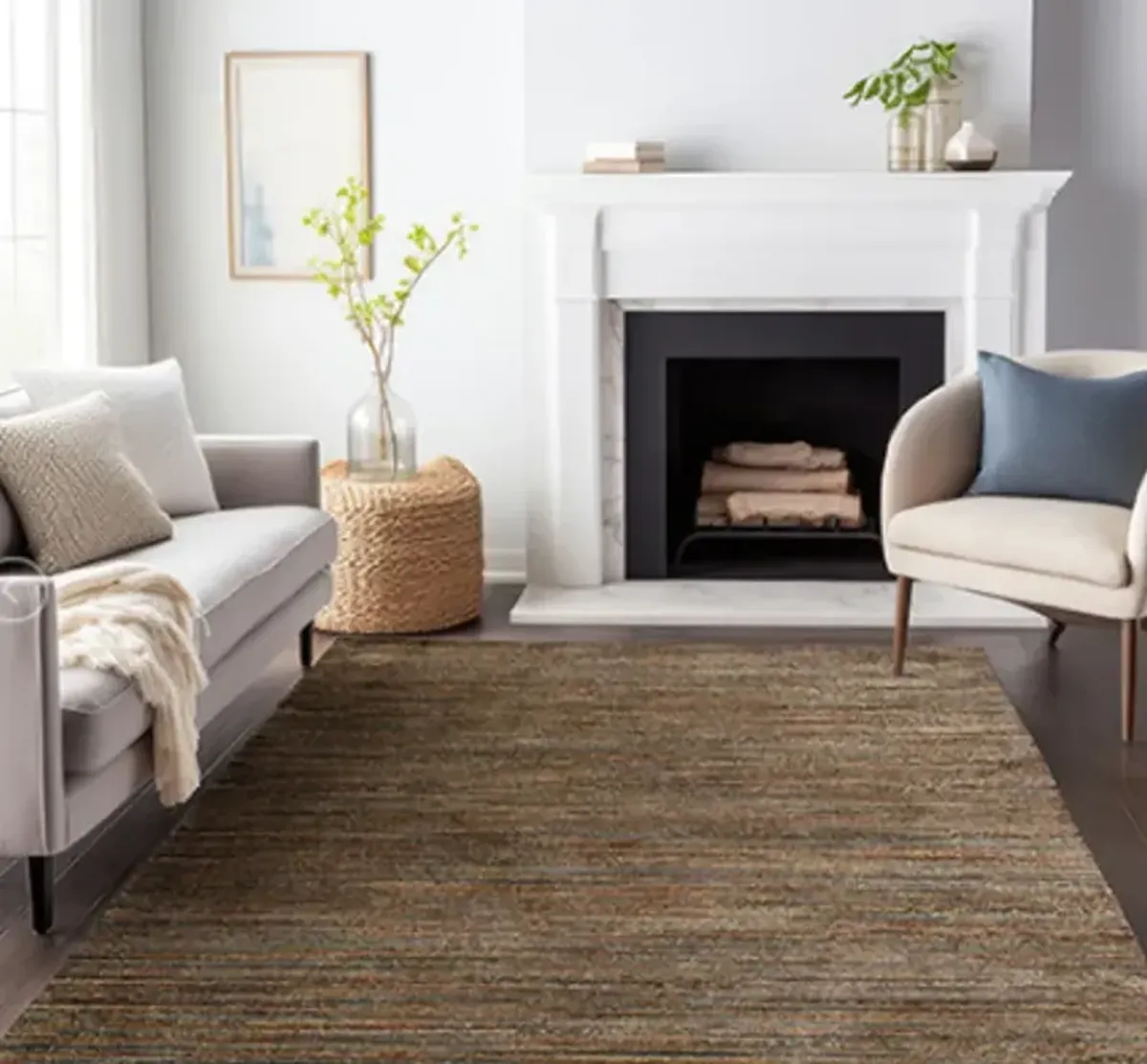 Dalyn Rug Company Rialto Chocolate 5'x8' Area Rug