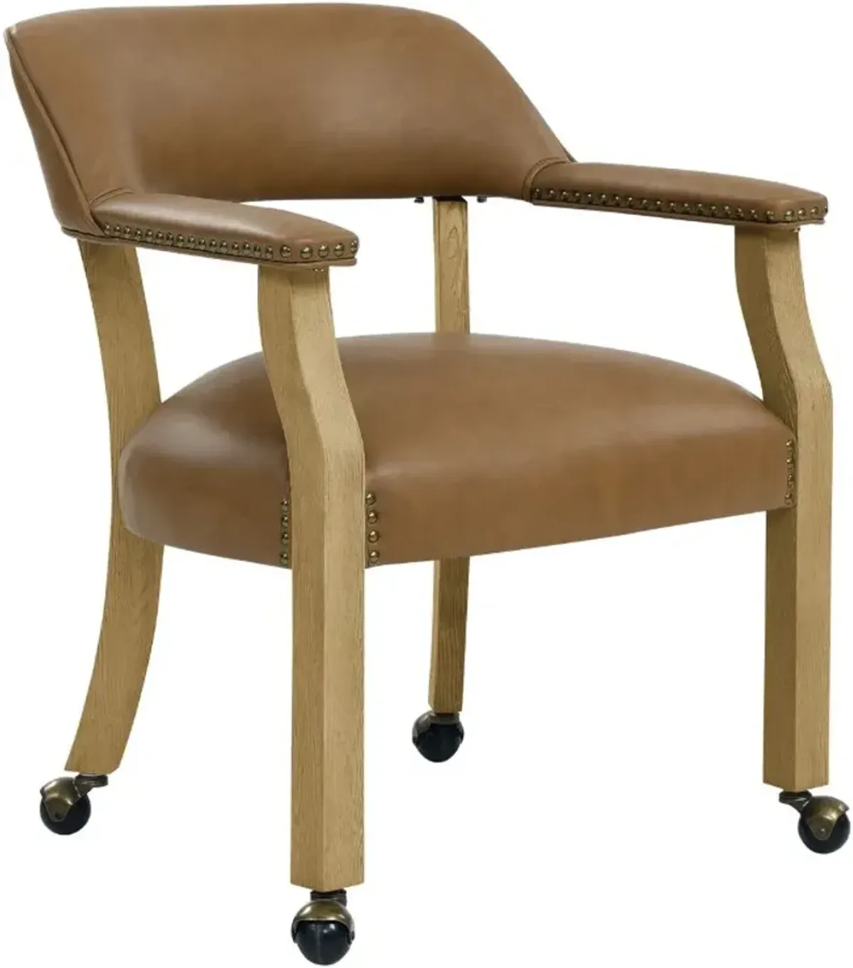 Steve Silver Co. Rylie Camel/Natural Captain Chair