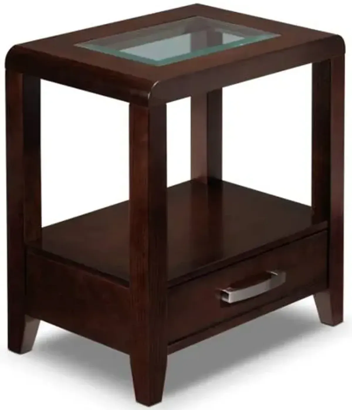 Rustique Avenue Espresso End Table