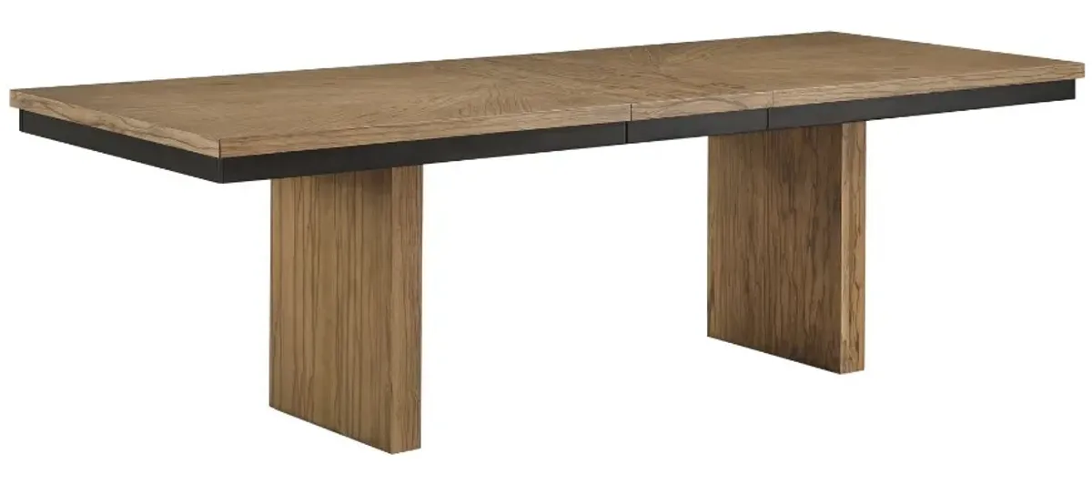 Steve Silver Co. Roatan 7-Piece Black/Toffee Dining Set