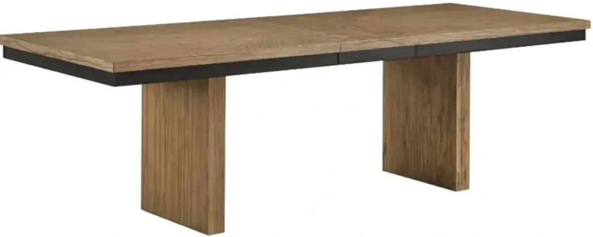 Steve Silver Co. Roatan Light Toffee Dining Table with 16" Leaf