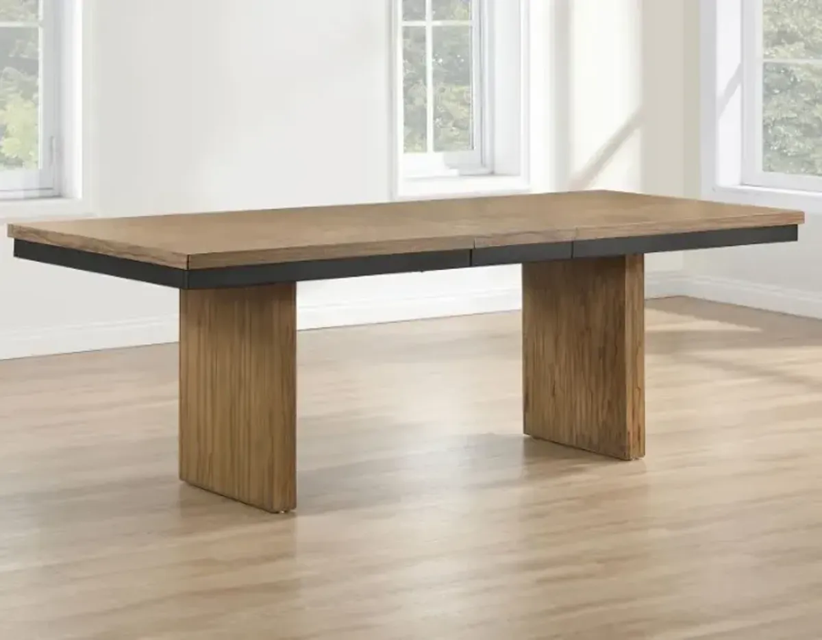 Steve Silver Co. Roatan Light Toffee Dining Table with 16" Leaf