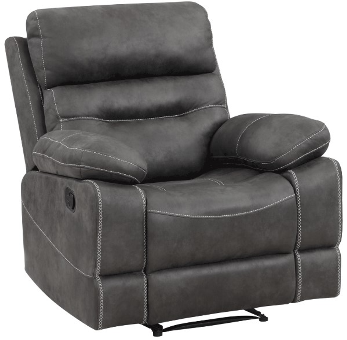 Steve Silver Co. Rudger Moonlight Grey Manual Recliner