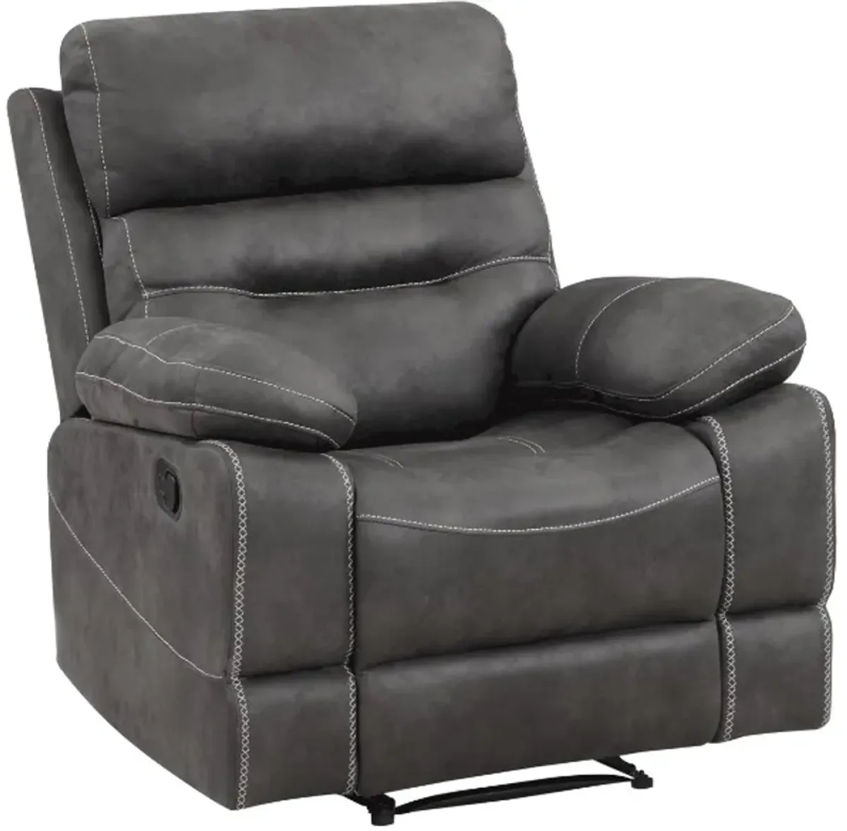 Steve Silver Co. Rudger Moonlight Grey Manual Recliner