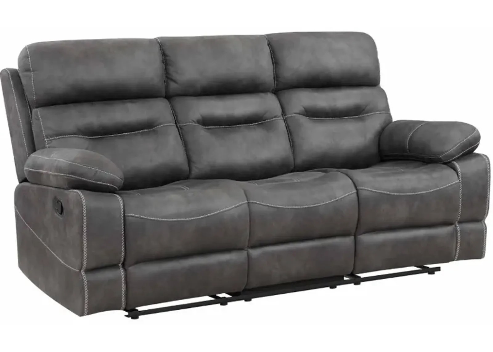 Steve Silver Co. Rudger Moonlight Grey Reclining Sofa