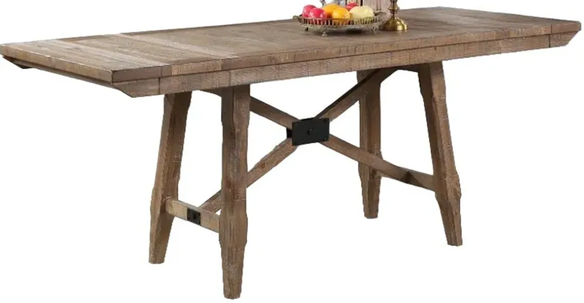 Steve Silver Co. Riverdale Driftwood 2-Leaves Counter Table