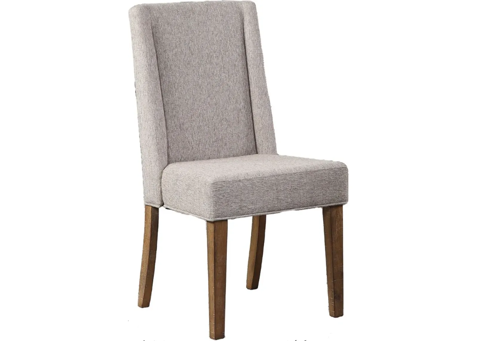 Steve Silver Co. Riverdale Beige/Driftwood Upholstered Dining Side Chair