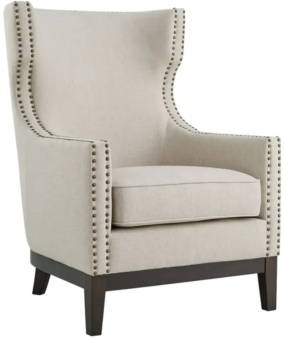 Steve Silver Co. Roswell Beige Wing Back Chair