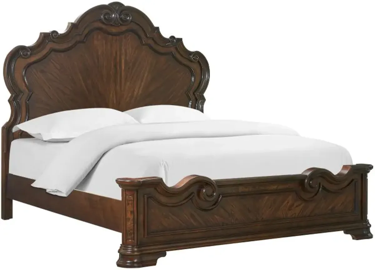 Steve Silver Co. Royale Brown Cherry King Bed