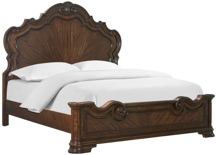 Steve Silver Co. Royale Brown Cherry King Bed