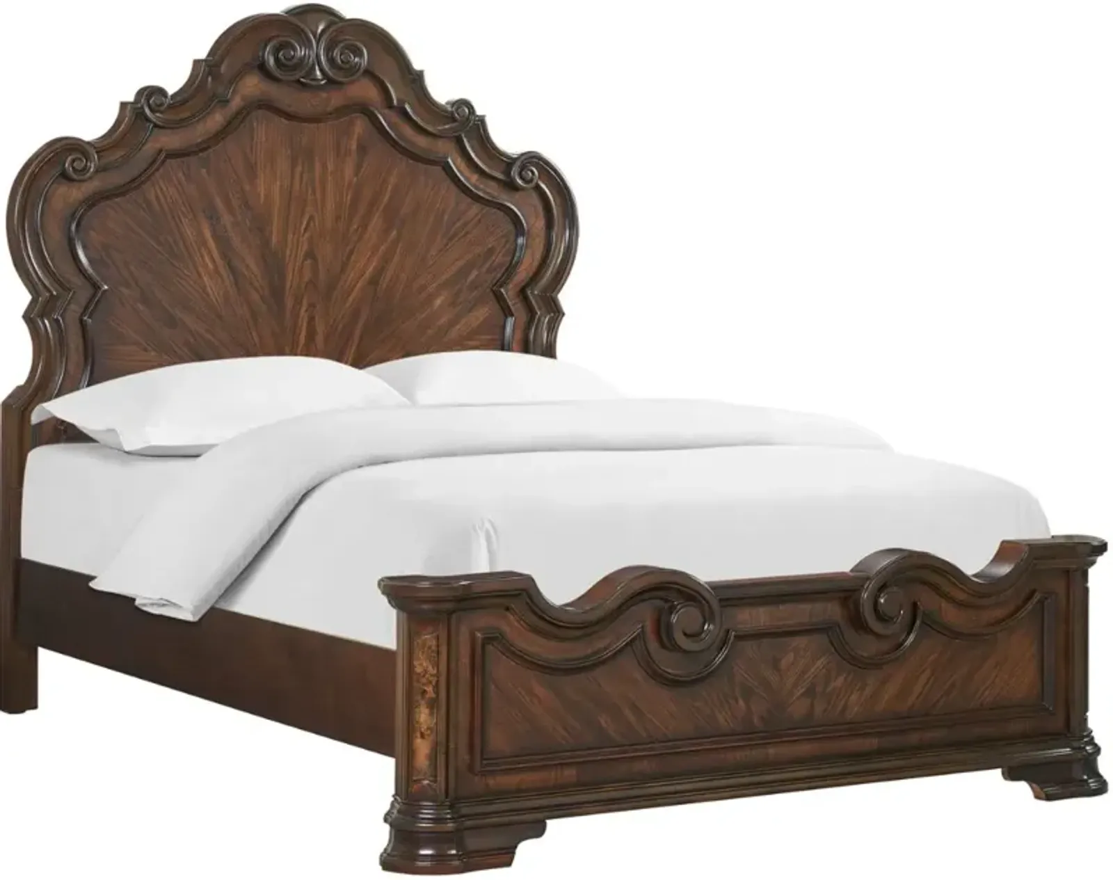 Steve Silver Co. Royale Brown Cherry Queen Panel Bed