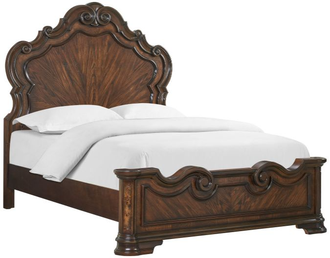 Steve Silver Co. Royale Brown Cherry Queen Bed