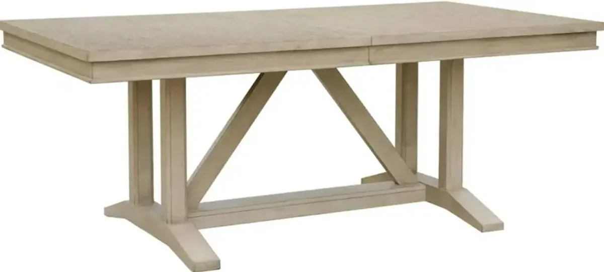 Drew & Jonathan Home Gramercy Medium Fawn Trestle Dining Table