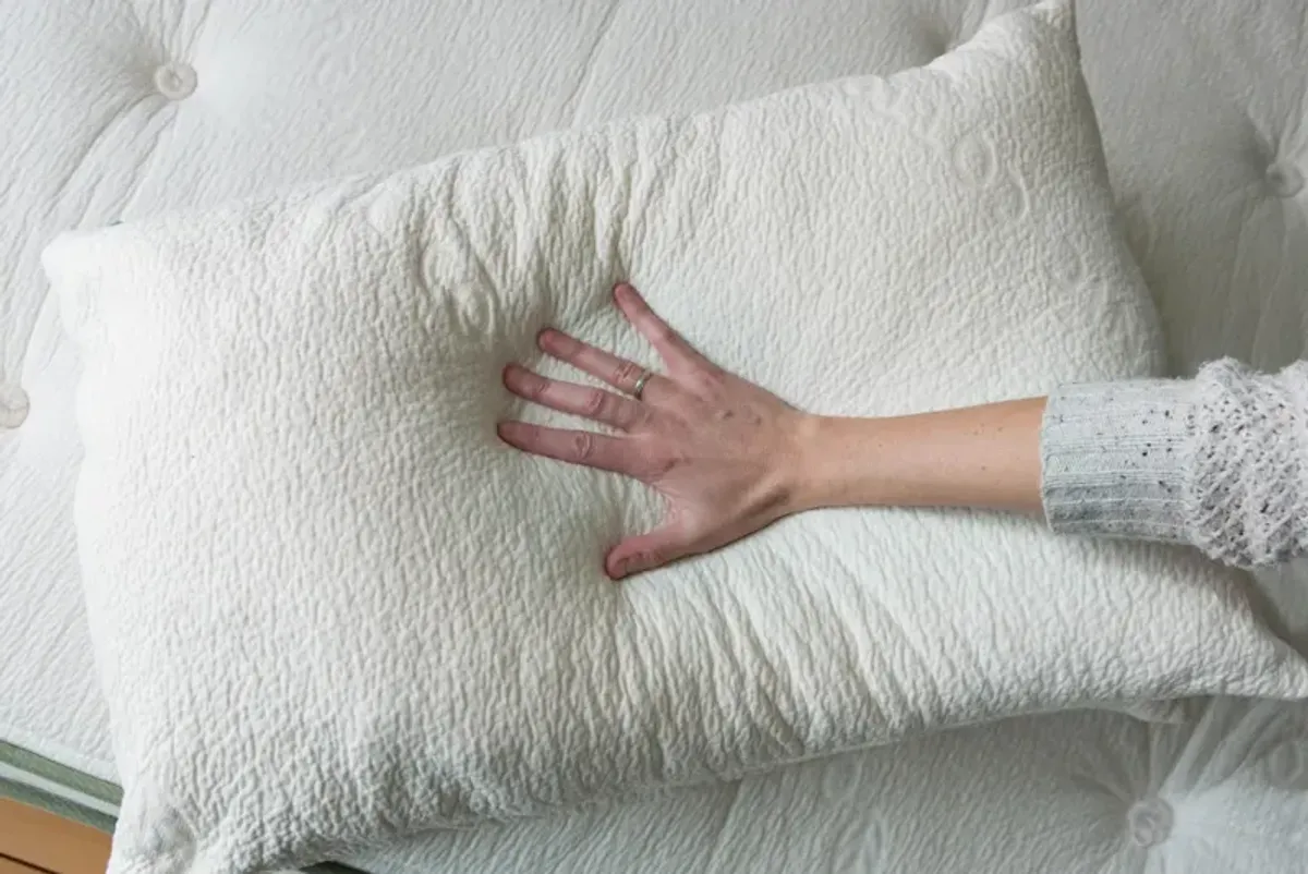 Avocado Green Latex Adjustable Queen Pillow