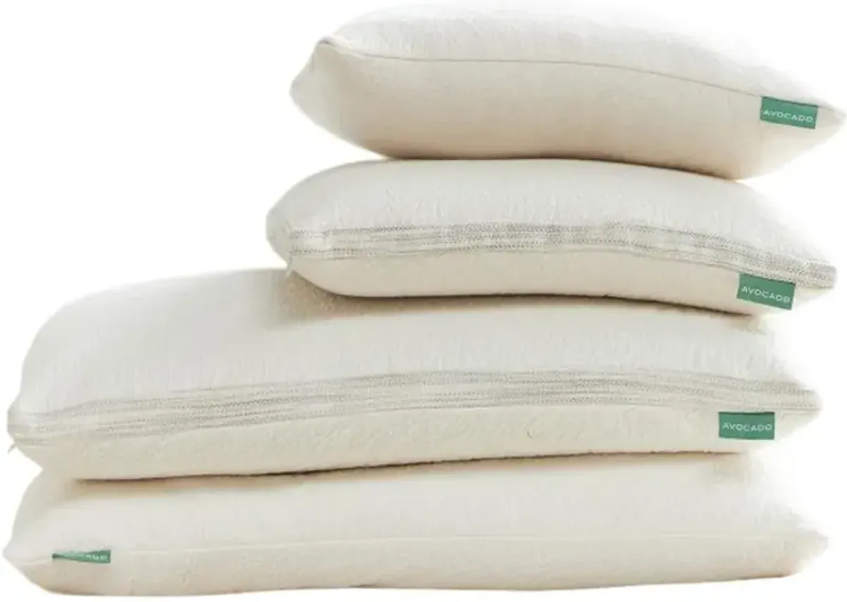 Avocado Molded Latex Medium Firm Queen Pillow