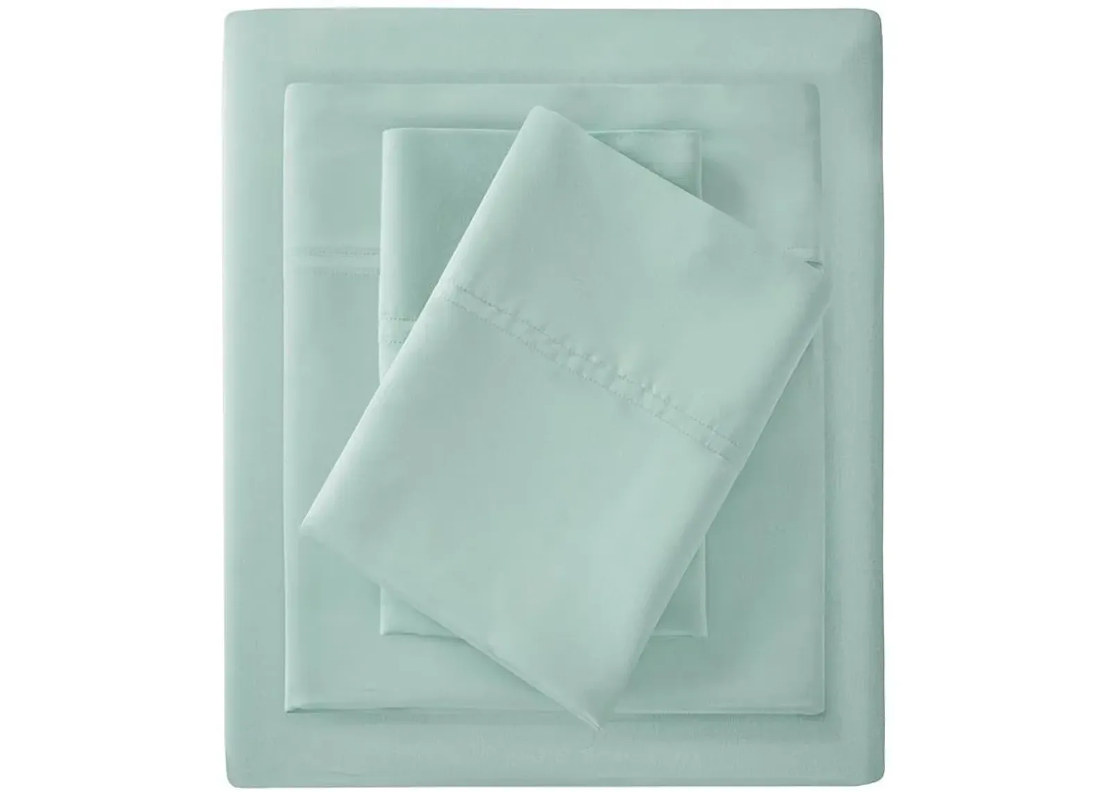 Olliix by Sleep Philosophy Aqua Full Rayon From Bamboo Sheet Set