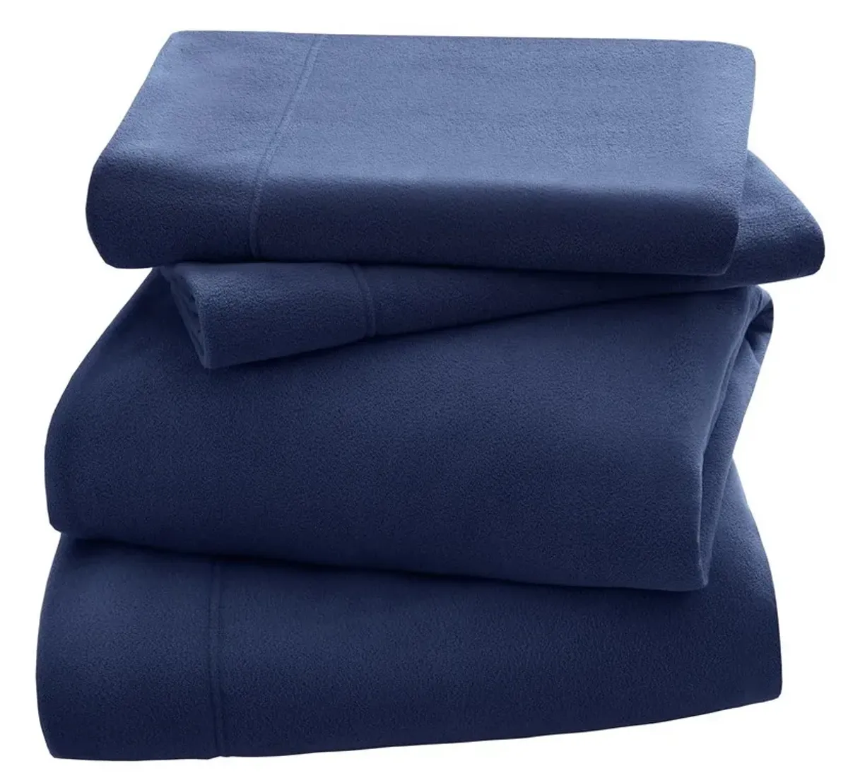 Olliix by Peak Performance 3M Scotchgard Micro Fleece Navy Queen Sheet Set