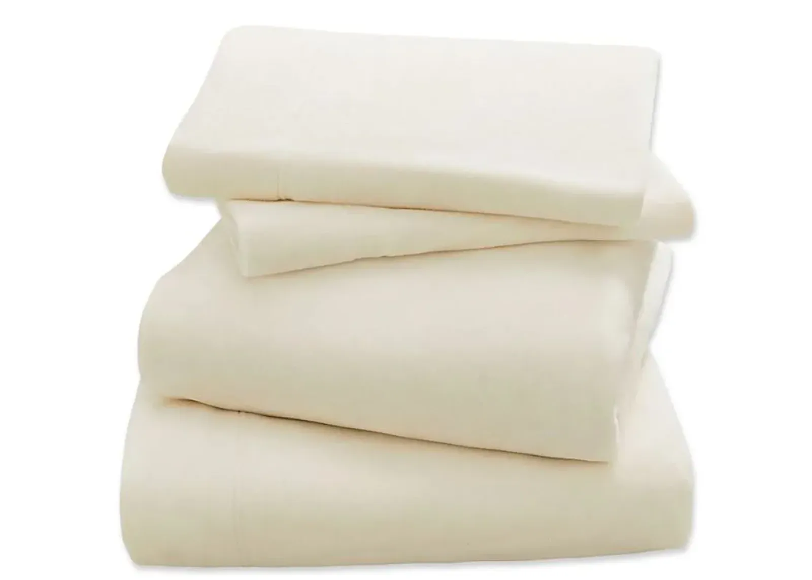 Olliix by Peak Performance Ivory Twin 3M Scotchgard Micro Fleece Sheet Set