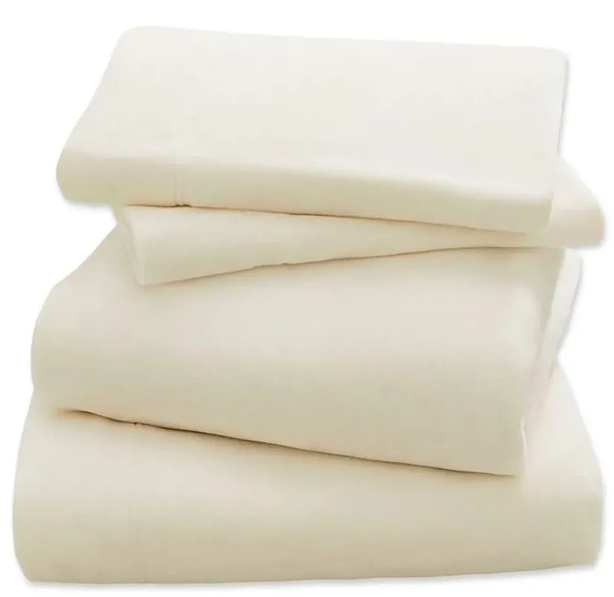 Olliix by Peak Performance Ivory Twin 3M Scotchgard Micro Fleece Sheet Set