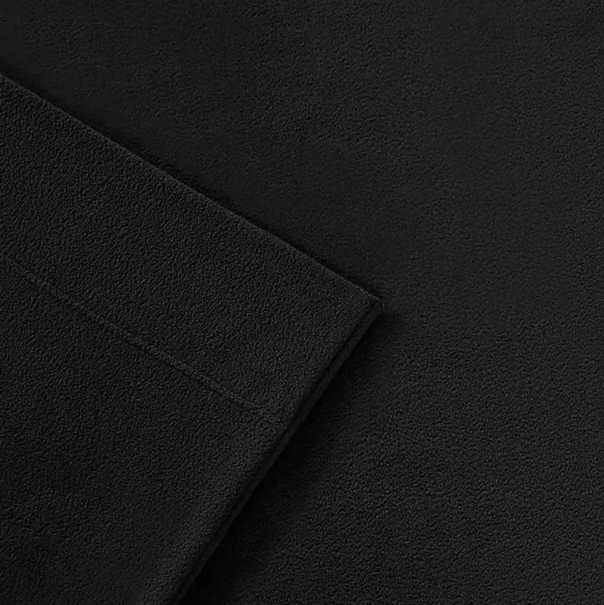 Olliix by Peak Performance Black King 3M Scotchgard Micro Fleece Sheet Set