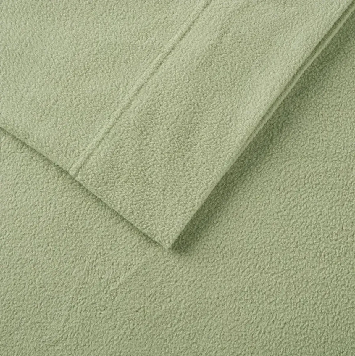 Olliix by True North by Sleep Philosophy Green Twin XL Micro Fleece Sheet Set