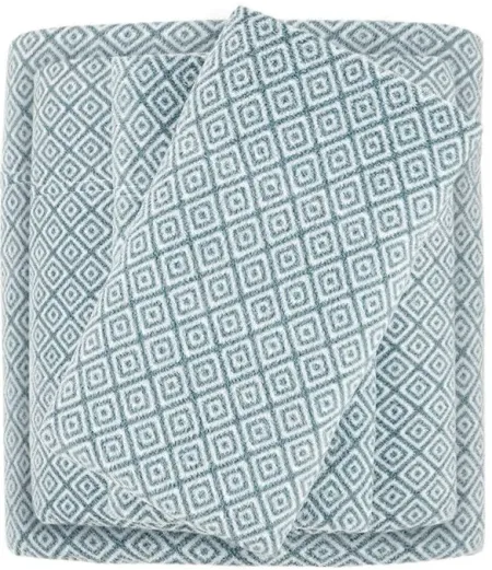 Olliix by True North by Sleep Philosophy Blue Diamond King Micro Fleece Sheet Set