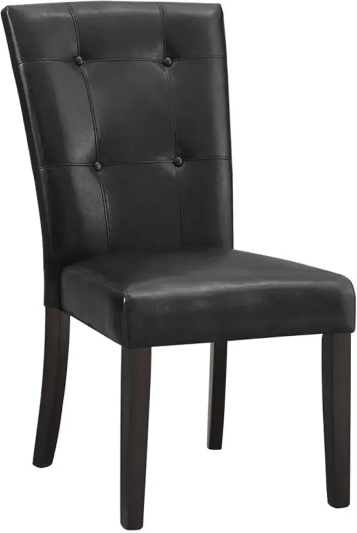 Steve Silver Co. Sterling Cordovan/Cherry Upholstered Dining Side Chair