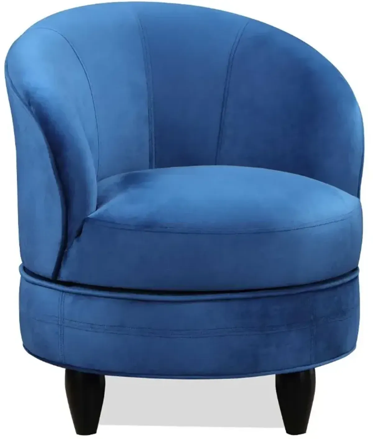 Steve Silver Co. Sophia Blue Velvet Swivel Accent Chair