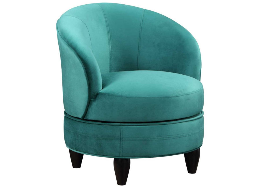 Steve Silver Co. Sophia Green Velvet Swivel Accent Chair