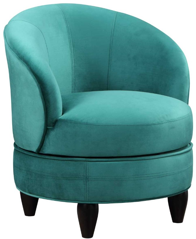 Steve Silver Co. Sophia Green Velvet Swivel Accent Chair