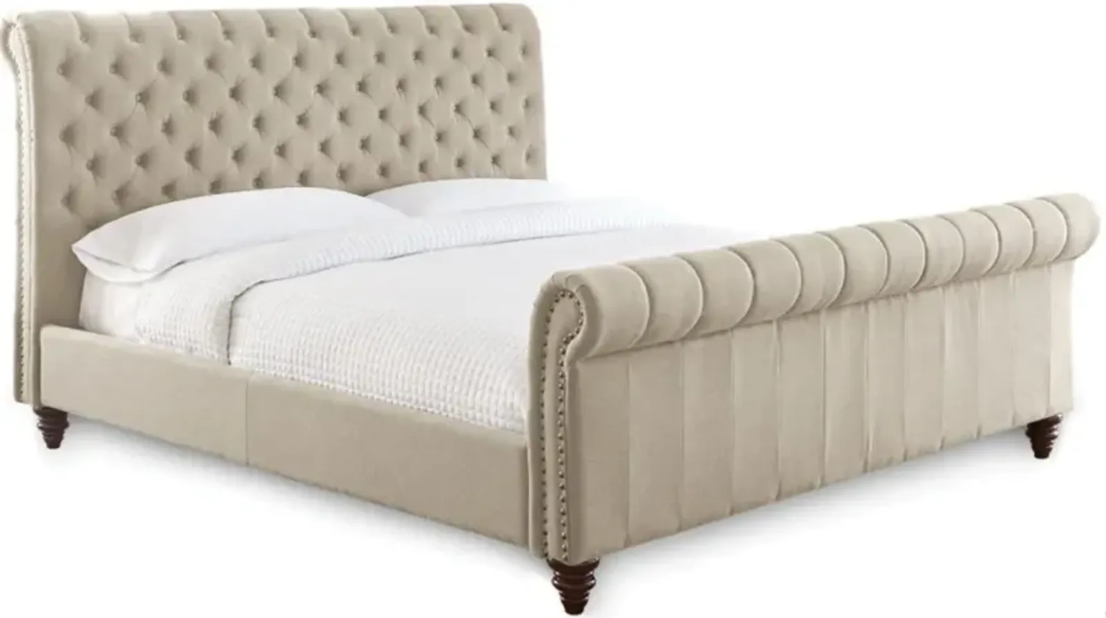 Steve Silver Co. Swanson Sand Queen Sleigh Bed