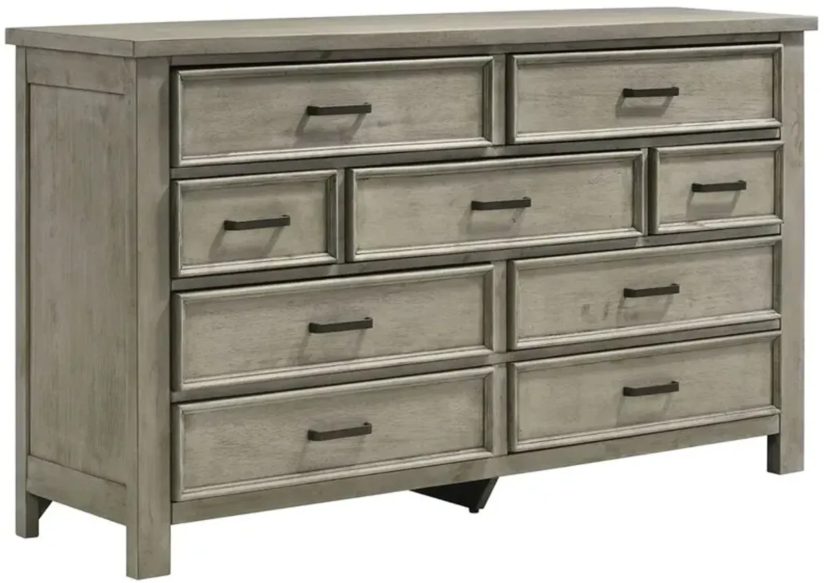 Elements International Sullivan Drift Grey Dresser