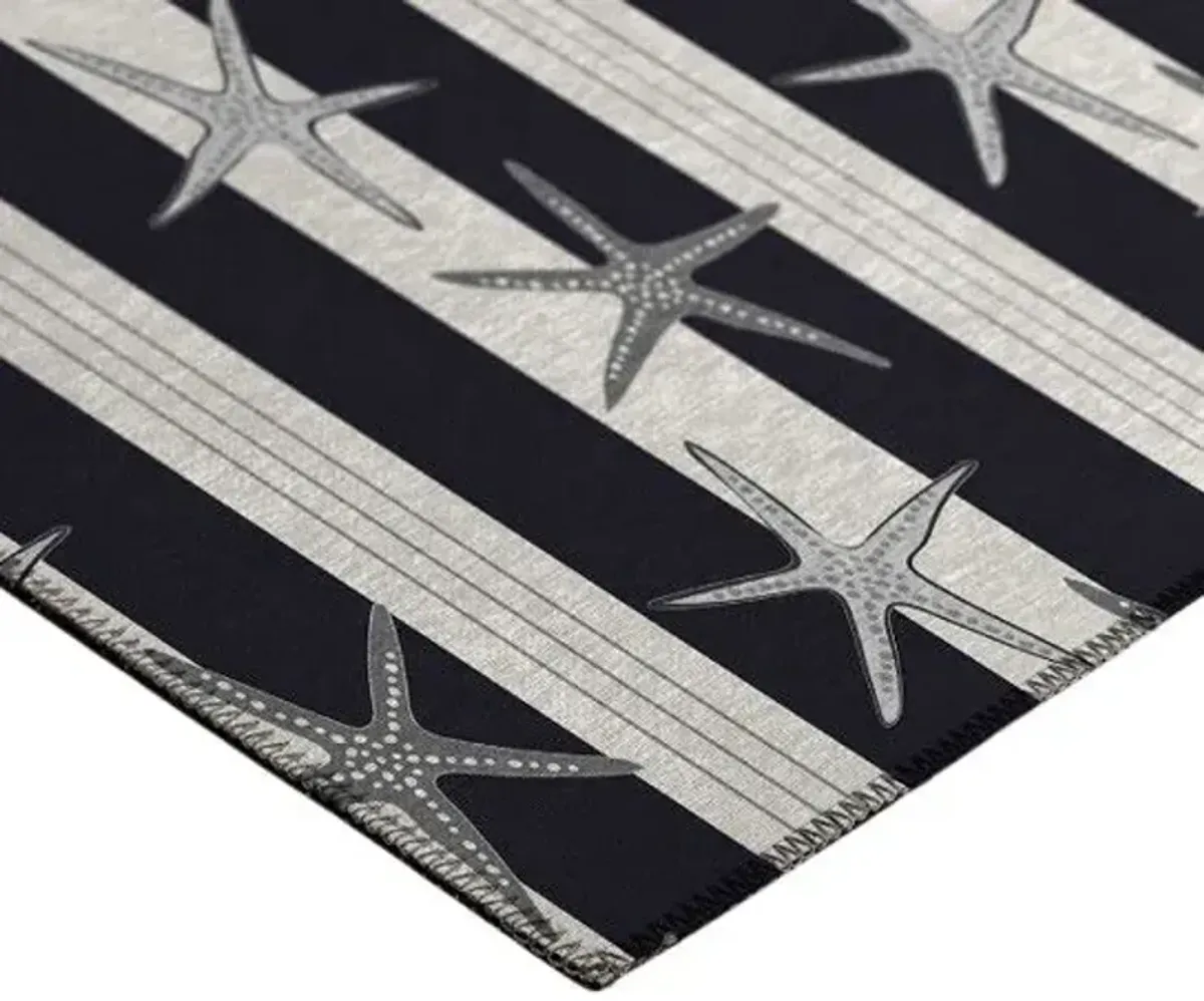 Dalyn Rug Company Seabreeze Black 5'x8' Style 4 Area Rug