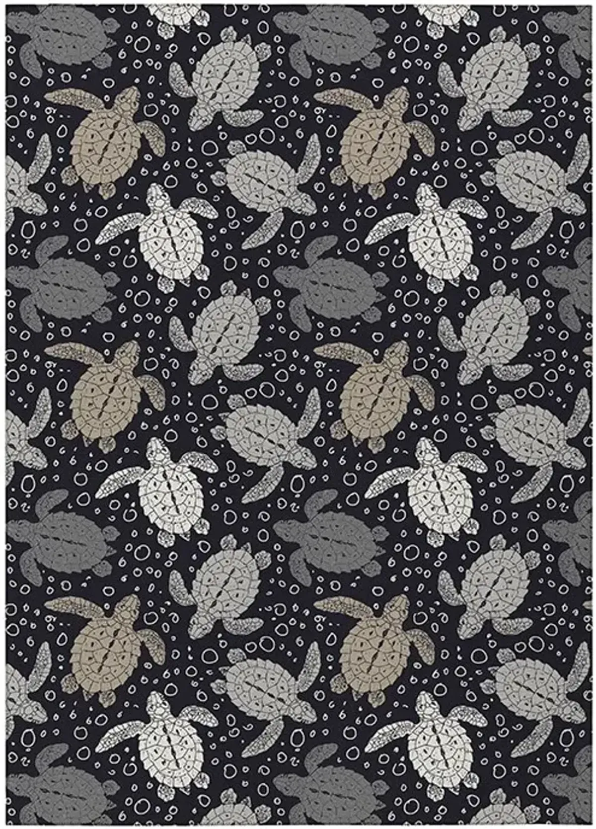 Dalyn Rug Company Seabreeze Black 5'x8' Style 2 Area Rug