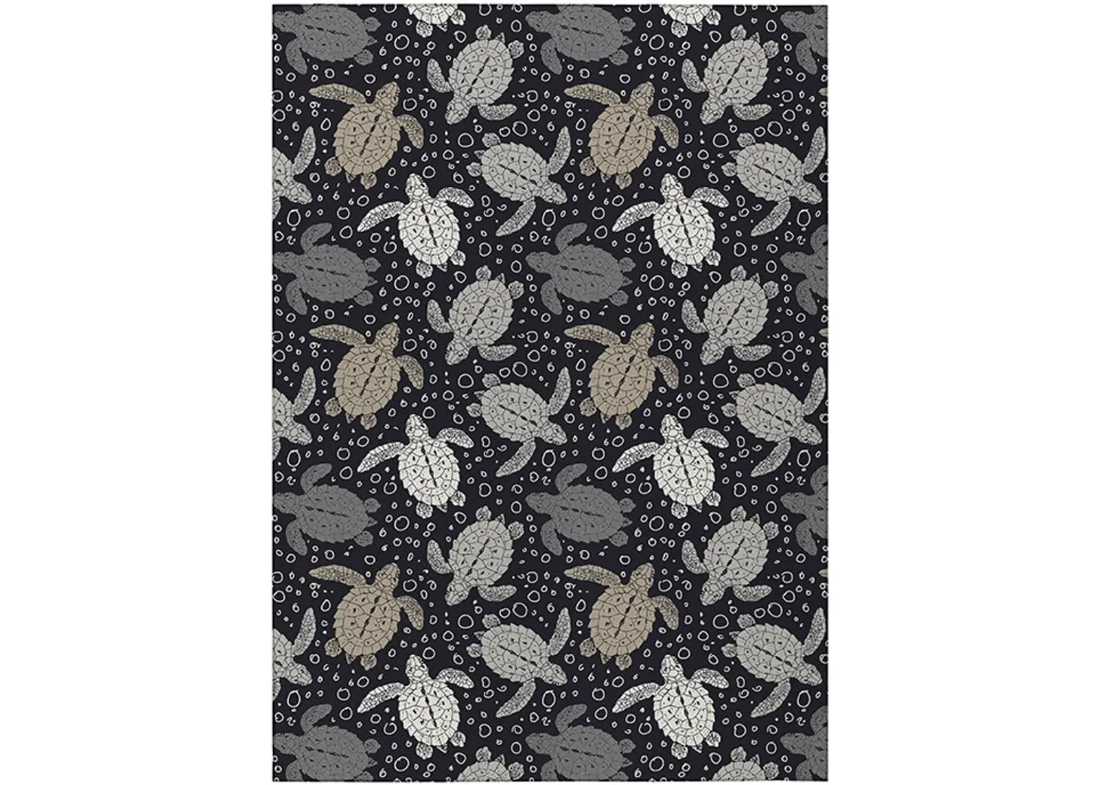 Dalyn Rug Company Seabreeze Black 5'x8' Style 2 Area Rug