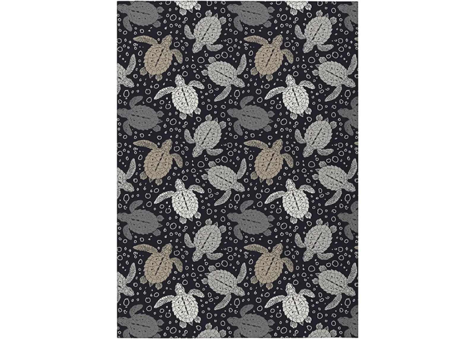 Dalyn Rug Company Seabreeze Black 8'x10' Style 4 Area Rug