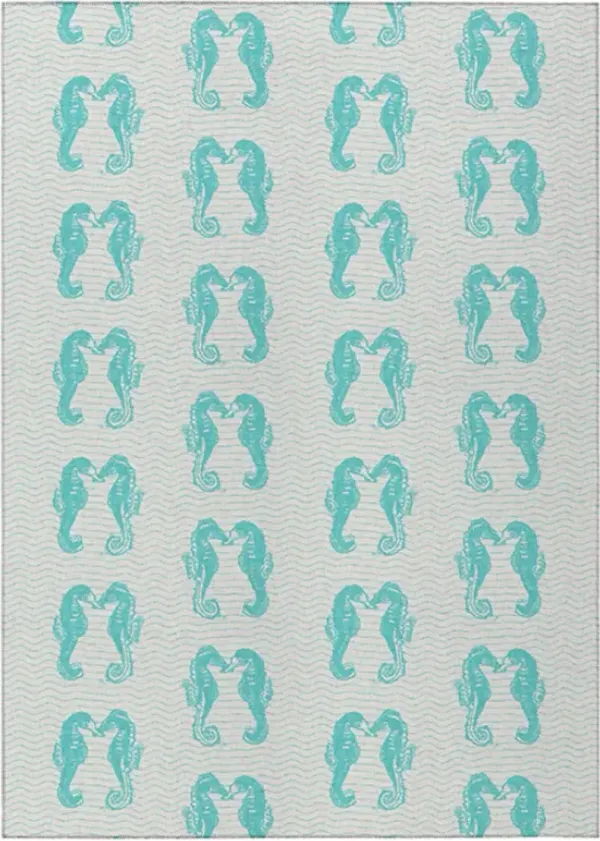 Dalyn Rug Company Seabreeze Teal 8'x10' Style 2 Area Rug