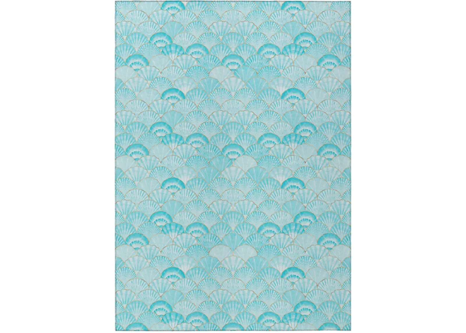 Dalyn Rug Company Seabreeze Teal 8'x10' Style 3 Area Rug