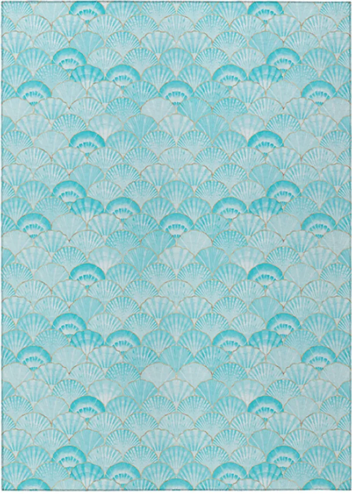 Dalyn Rug Company Seabreeze Teal 8'x10' Style 3 Area Rug