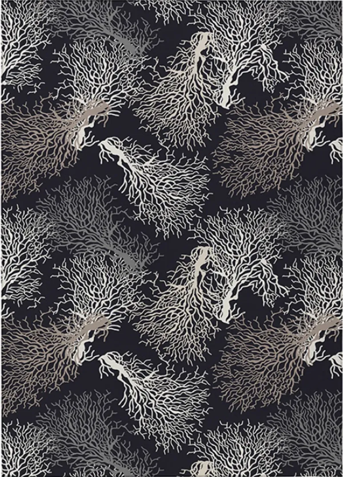 Dalyn Rug Company Seabreeze Black 8'x10' Style 2 Area Rug